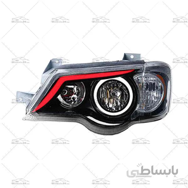 چراغ جلو اسپرت پراید 132 و 111 طرح P قرمز