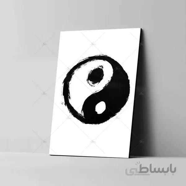 تابلو شاسی آواویز مدل طرح یین و یانگ کد 4G581