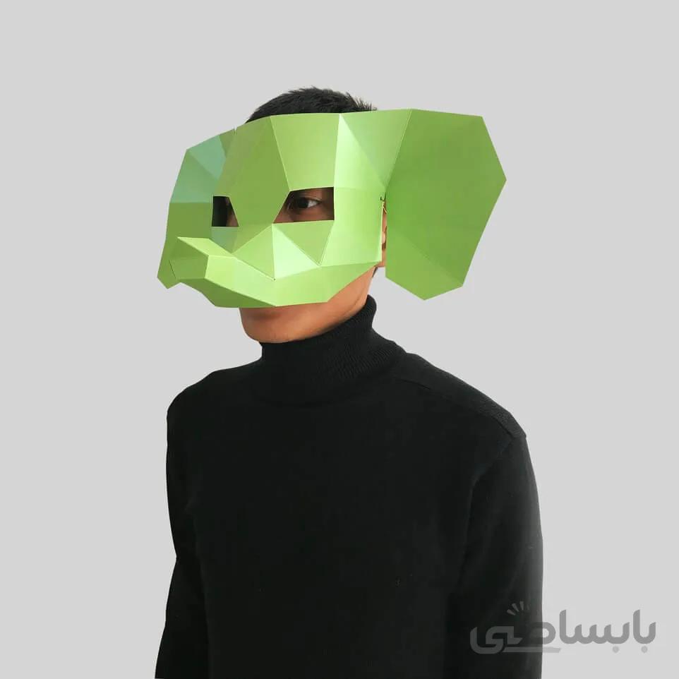 ماسک نیم صورت اوریگامی فیل چیکو