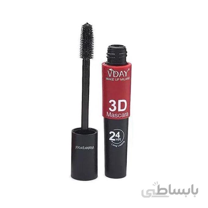 ریمل سه بعدی و ضد آب VDAY Super MAX 3D Mascara