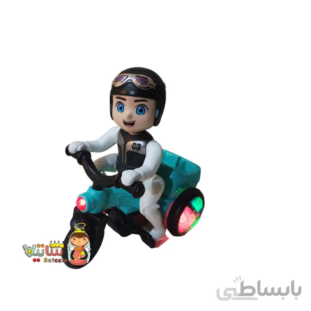 اسباب بازی موتور تک چرخ زن رقص نور موزیکال