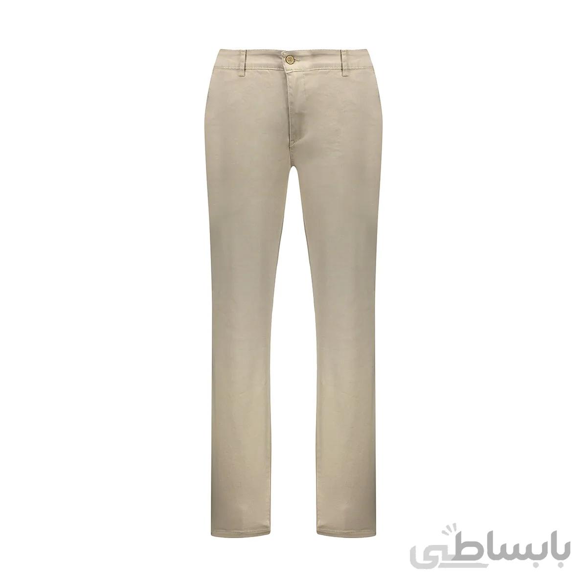 شلوار کتان مردانه فیگارو کد 601378