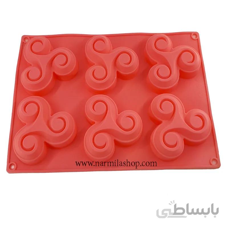 قالب کیک و دسر شش خانه اسپینر