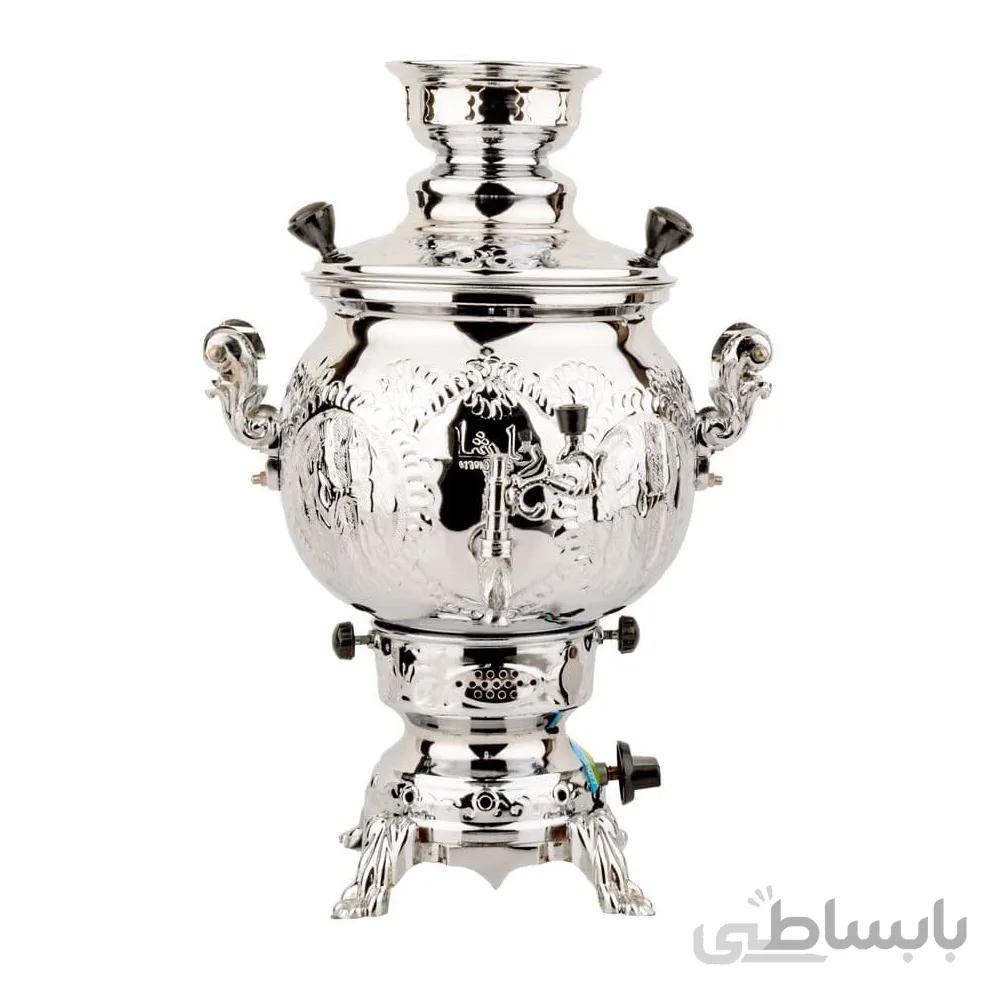 سماور گازی راشا مدل سنتی قلم (6 لیتری)