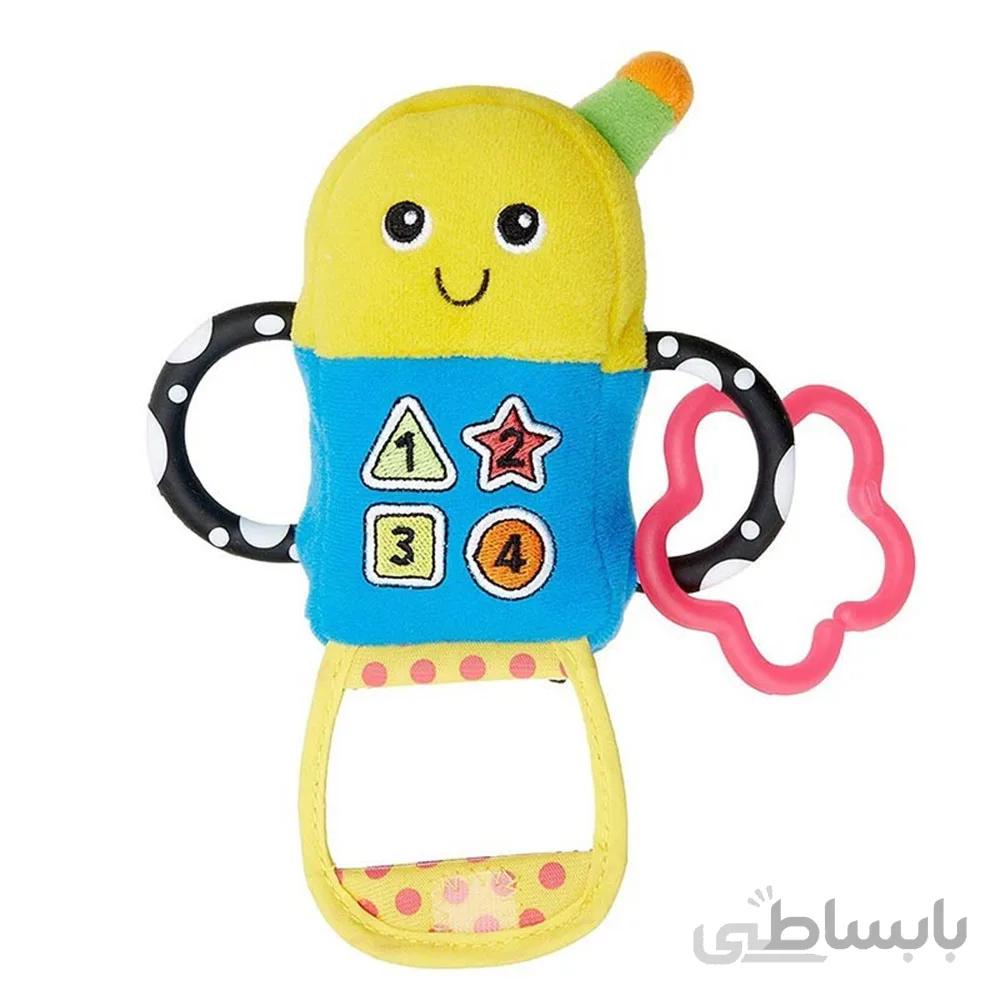 جغجغه ی پارچه ای طرح موبایل فرست یرز First years