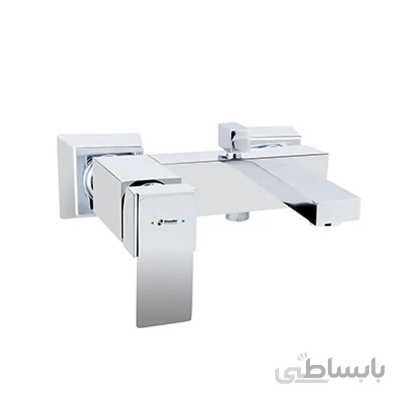 شیر حمام شودر طرح اروپا کروم
