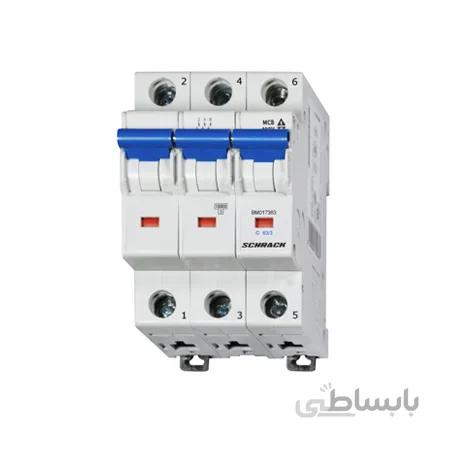 کلید مینیاتوری شراک – سه پل 63 آمپر تیپ B
