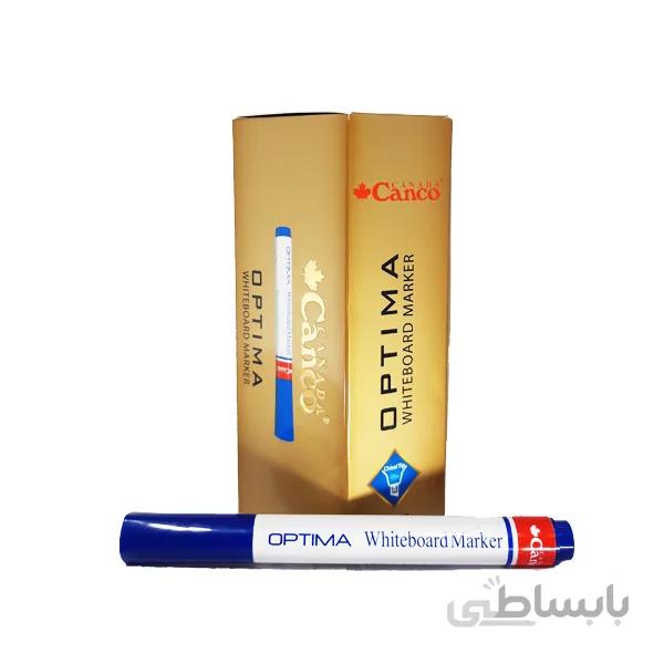 ماژیک وایت برد کنکو مدل اپتیما(نوک تخت) بسته 12 عددی
