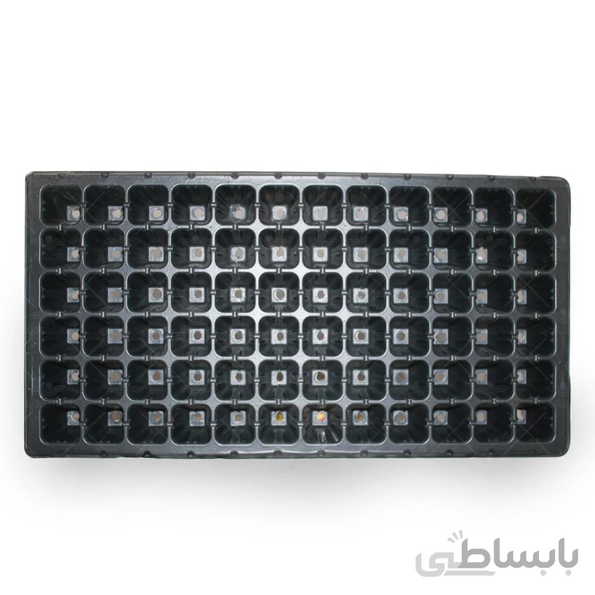 سینی نشاء یکبار مصرف 72 سلول حفره بزرگ ا Seeding Trays 72 Holes Greenhouse