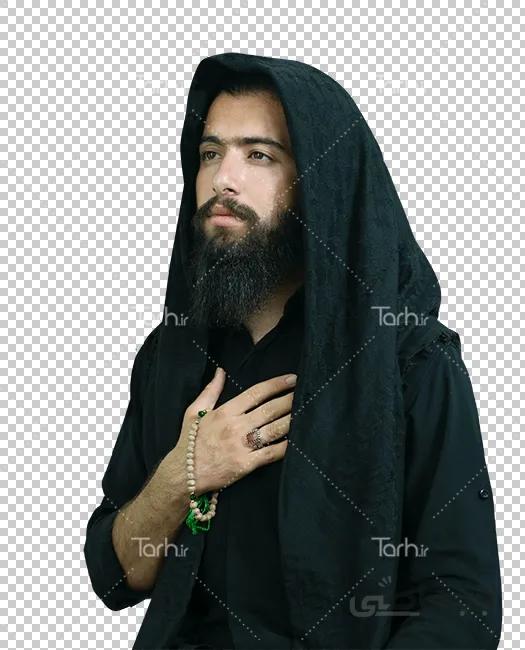 عکس دور بری شده عزادار امام حسین