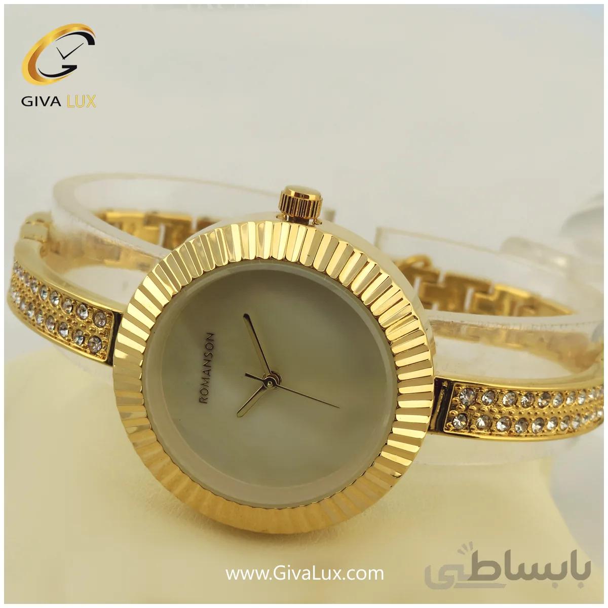 ساعت زنانه رومانسون بند فلزی