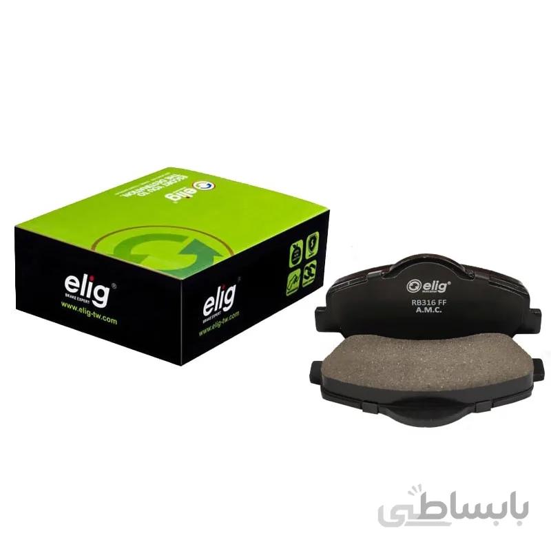 لنت ترمز جلو سرامیکی بی ام و سری ۳ ۳۲۰L مدل ۱۲-۲۰۰۶ نوع A الیگ – Elig ( اصلی )