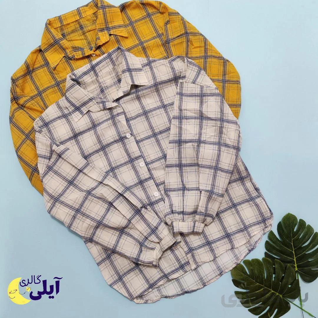 شومیز چهار خونه اسپرت لش