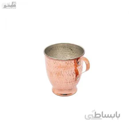 لیوان مسی دسته دار مجموعه 2 عددی