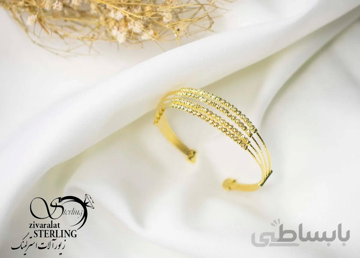 دستبند النگویی زنانه طرح البرنادو