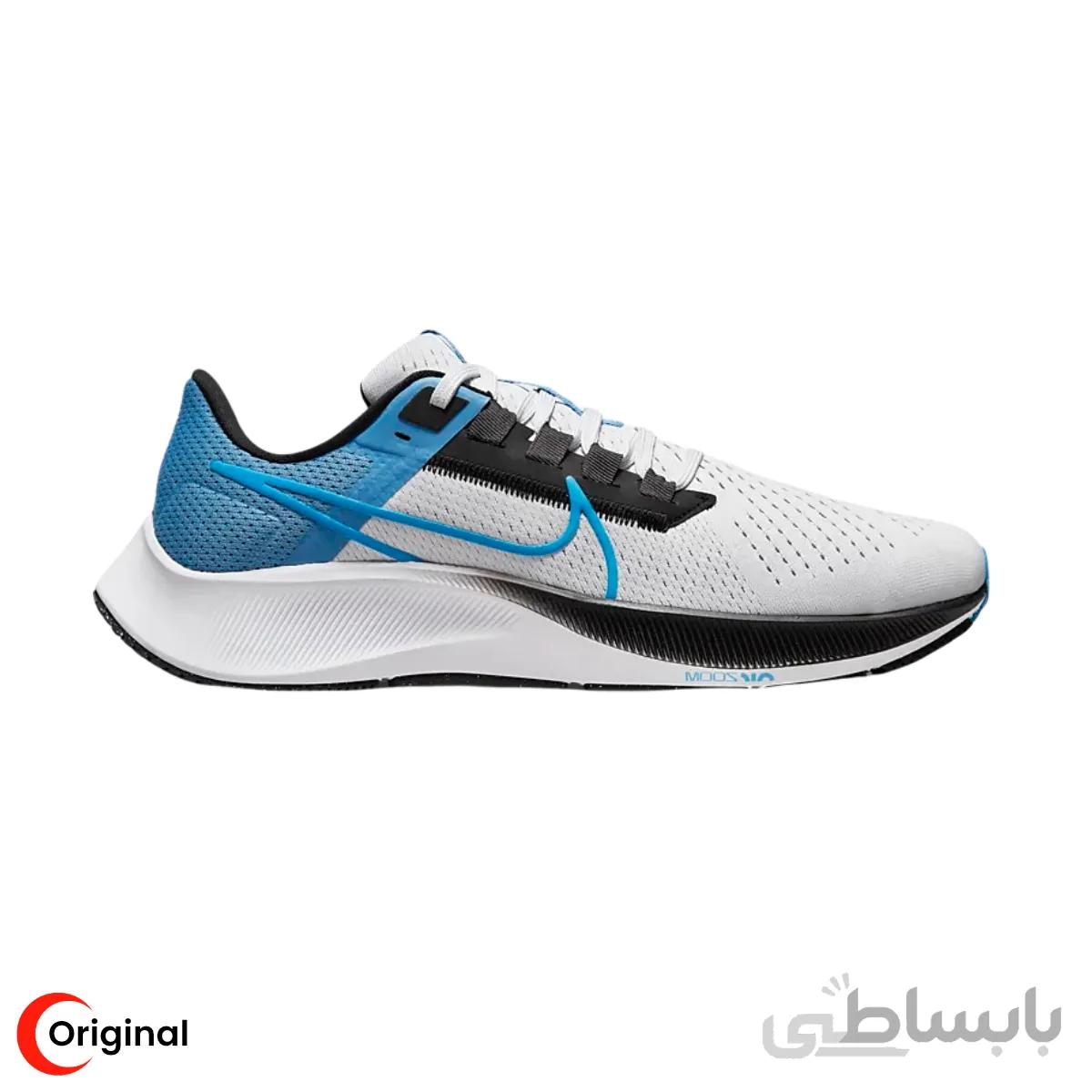 کتونی مردانه نایک ایر زوم پگاسوس 38 Nike Air Zoom Pegasus 38 White And Blue