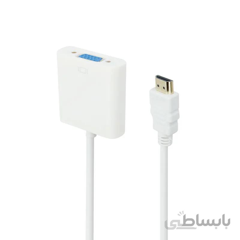 تبدیل V-net HDMI To VGA + کابل صدا