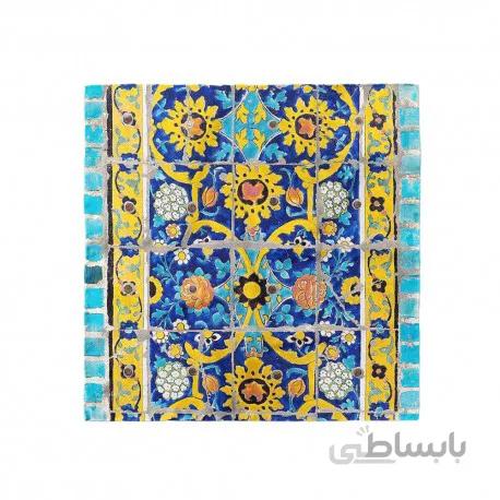 پوشت (دستمال جیب) کاشی زرد کبود