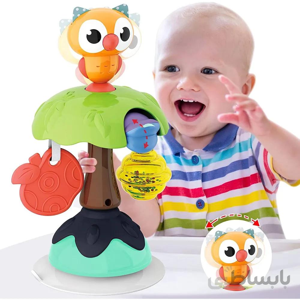 اسباب بازی جغجغه صندلی غذا هولی تویز مدل Hola Toys Rattle 3150B