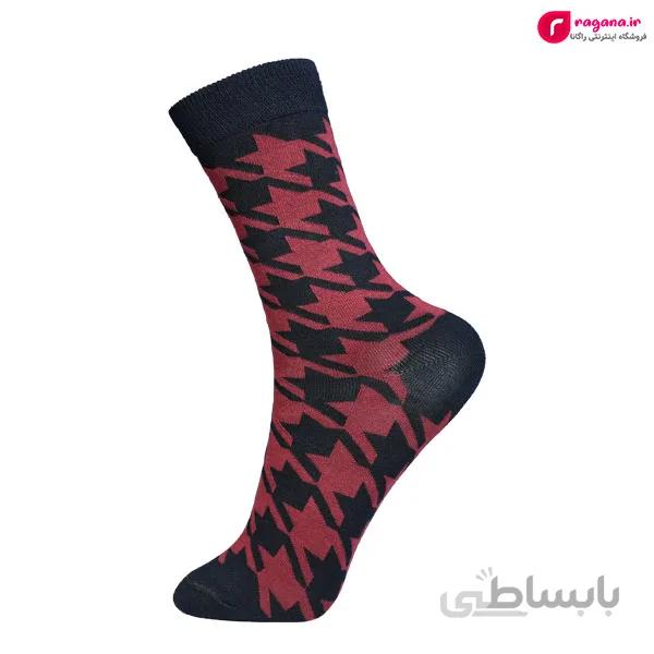 جوراب زنانه ساق بلند پاتوک پاتوک طرح شنل کد R215236