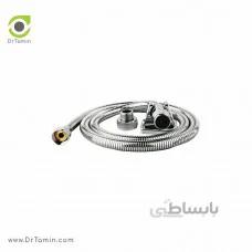 شلنگ آفتابه راسان (مدل ایتالیایی کروم کد: 41290)