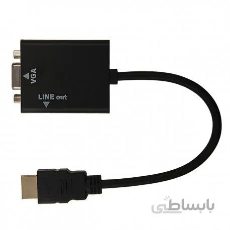 تبدیل hdmi in to vga out با کابل صدا ventolink
