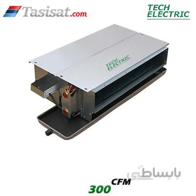 فن کویل سقفی توکار تک الکتریک 300 CFM