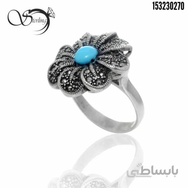 انگشتر گل نقره زنانه کد:۲۱۰۶