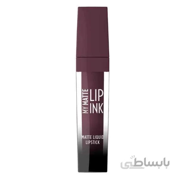 رژ لب مایع مات گلدن رز مدل My Matte Lip Ink شماره 14 ا Golden Rose My Matte Lip Ink Liquid Lipstick No. 14