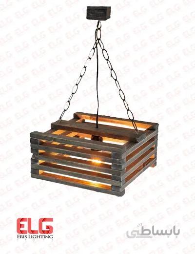 چراغ اویز چوبی M60