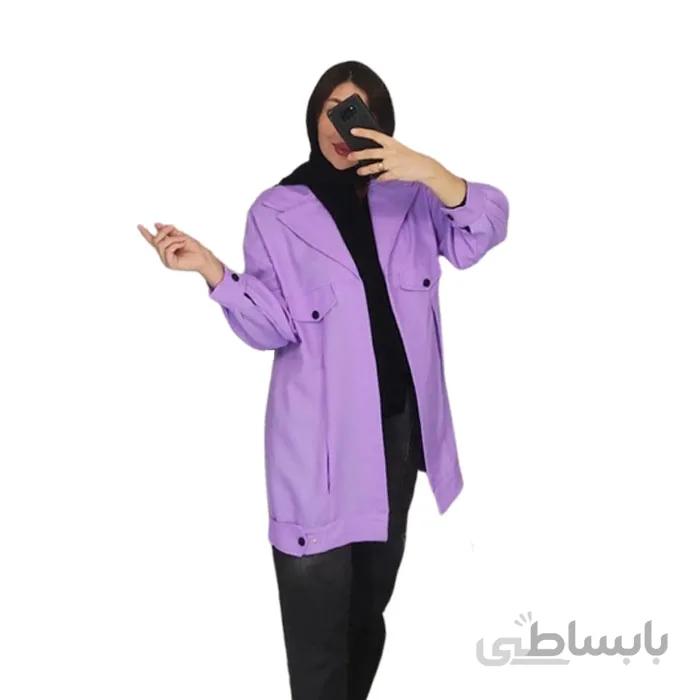 مانتو کتی زنانه کرپ اسکاچی کد 75411