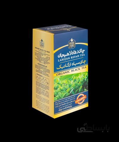 چای سیاه ارگانیک رفاه لاهیجان کارتن 12 عددی