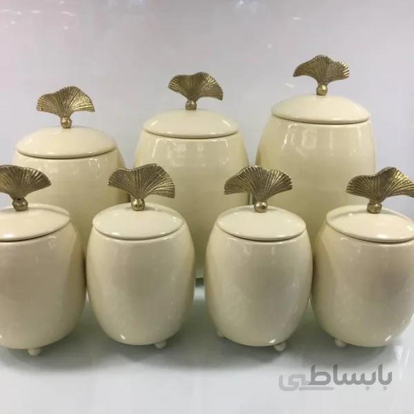 ست۷ پارچه پاسماوری کرم