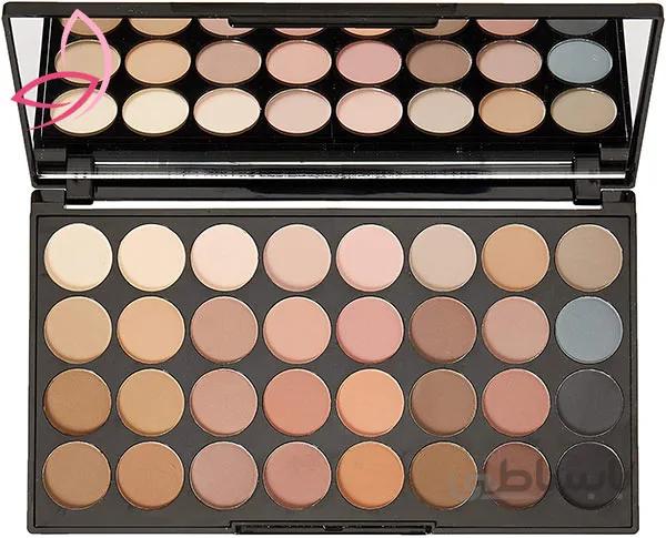 پالت سایه چشم ۳۲ رنگ رولوشن مدل FLAWLESS MATTE