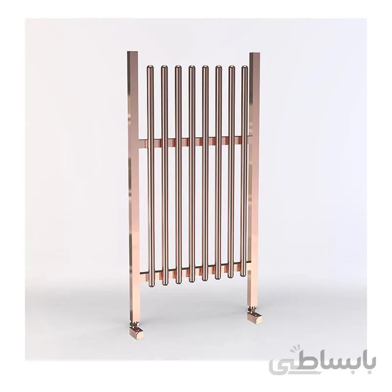 حوله خشک کن آلومینیوم رزگلد لاکچری طرح 2