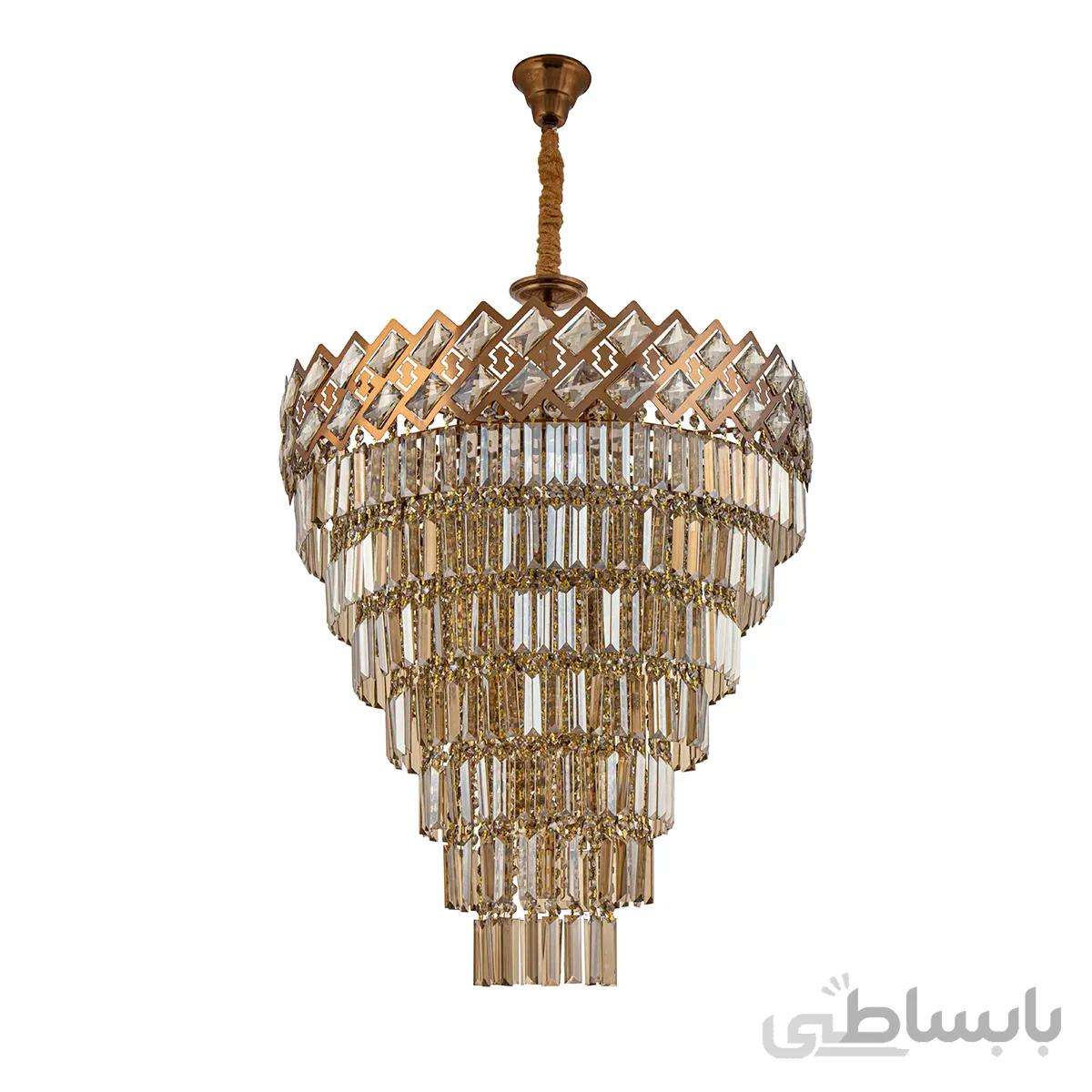 لوستر آویز 16 شعله چشمه نور کد N2660-65