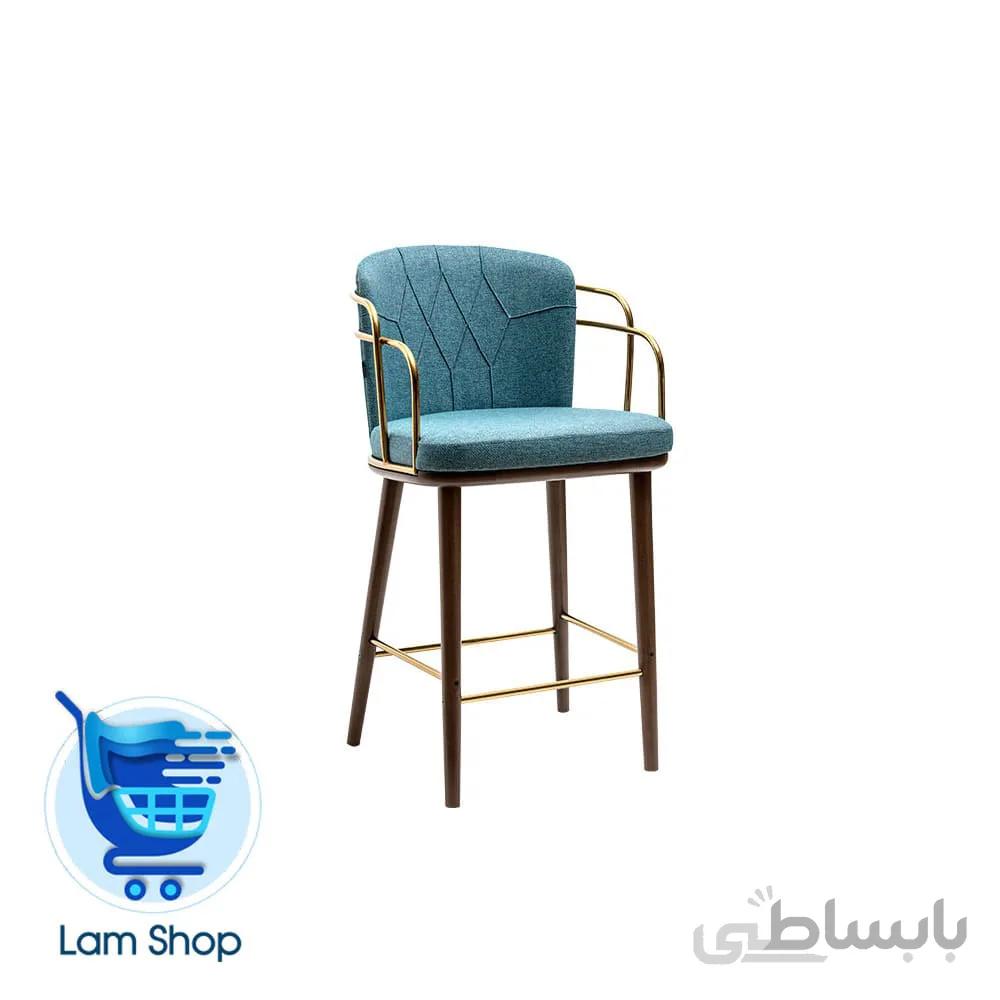 صندلی کانتر تورینو II با فریم آبکاری طلائی و رزگلد نظری (P942B)