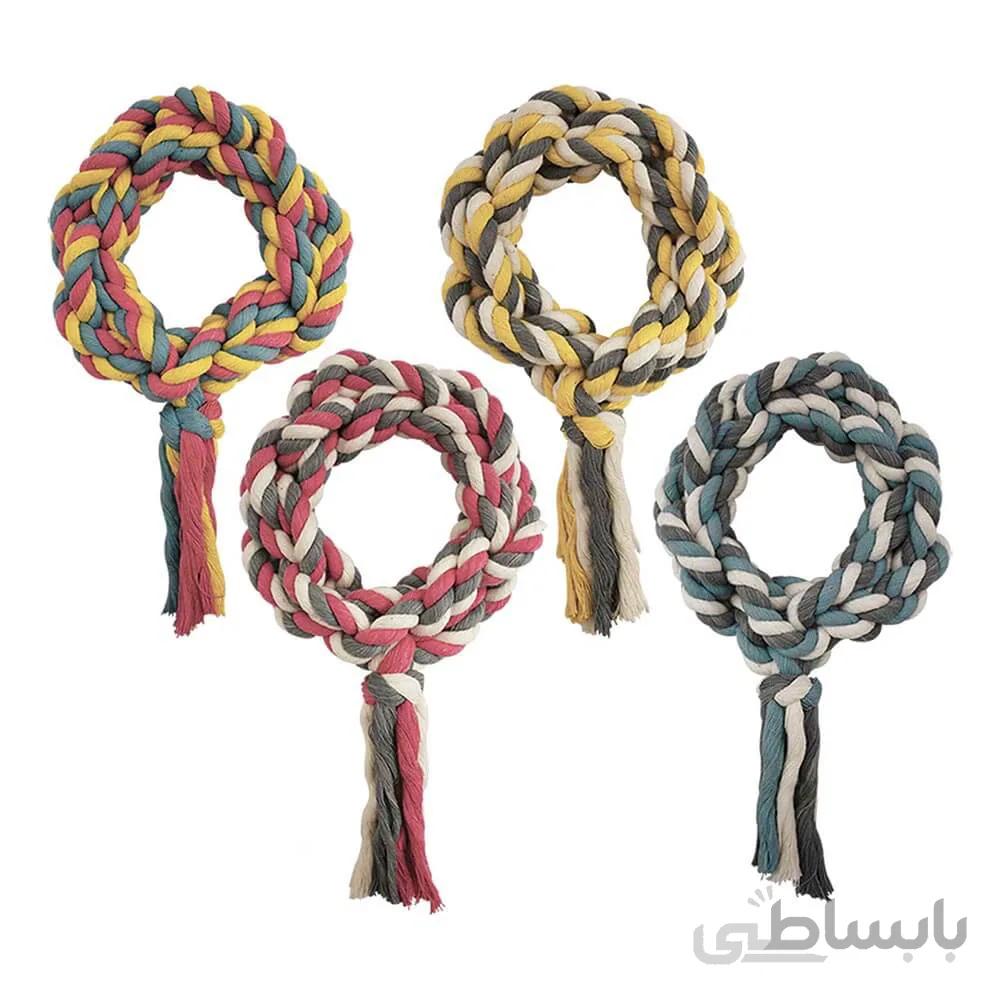 اسباب بازی سگ نیناپت مدل دونات کنفی ا Ninapet Dog Toy Donut Model