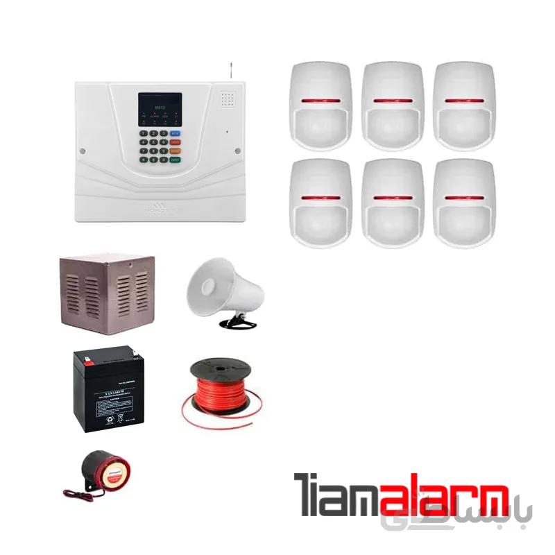 پکیج دزدگیر اماکن با سیم مدل مستر سیم کارتی و تلفنیM930PY6