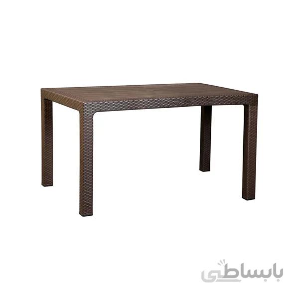میز مستطیل حصیر بافت ناصر پلاستیک کد 321