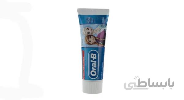 خمیر دندان کودک 0 تا 5 سال طرح فروزن اورال بی Oral-B