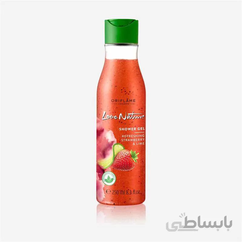 شاورژل لیمو و توت فرنگی لاونیچر(32610)
