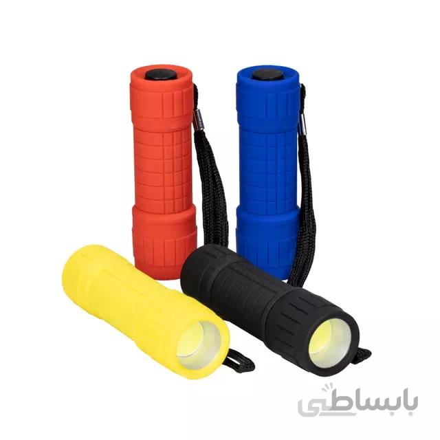 چراغ قوه کوچک COB رنگی ۳ وات 3*AAA