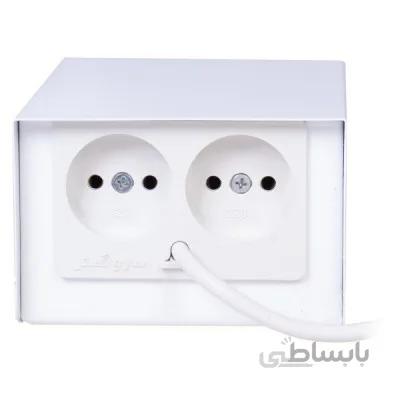 محافظ برق دو خانه فلزی هدف الکتریک