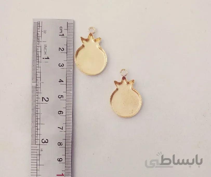 گوشواره طرح انار کفه دار