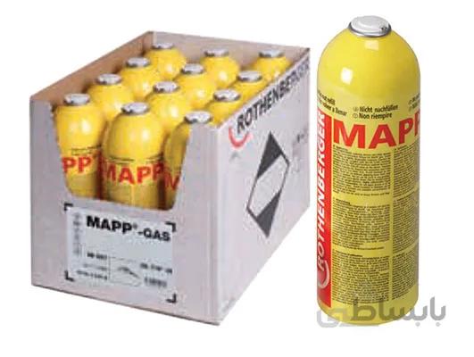 کپسول مپ گاز سرپیچ اروپایی 750 میلیلیتر روتنبرگر سری A کد RO-035551-A