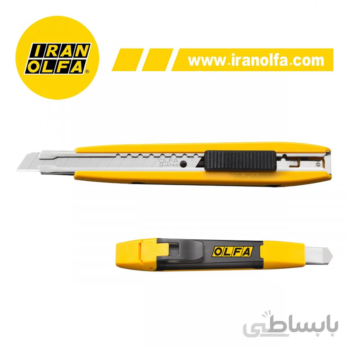 کاتر با تیغ شکن مخزن دار الفا olfa ژاپن مدل 1 da