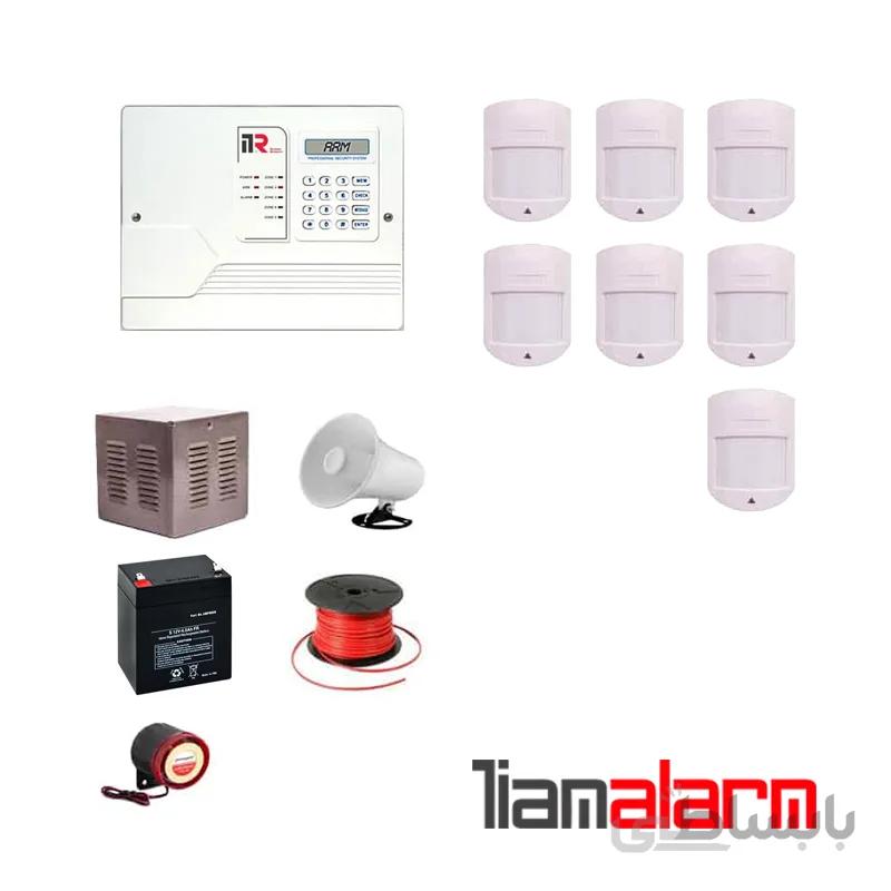 پکیج دزدگیر اماکن باسیم مدل آی تی آر سیم کارتی و تلفنی I50H67