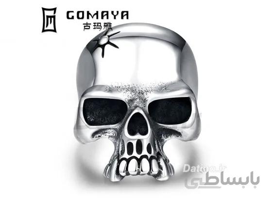 انگشتر مردانه جمجمه بیتن-Gomaya.R.10