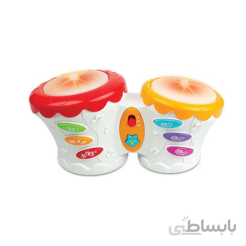 طبل موزیکال دوقلوی وین فان Winfun Jr. Rock Band Drum Set